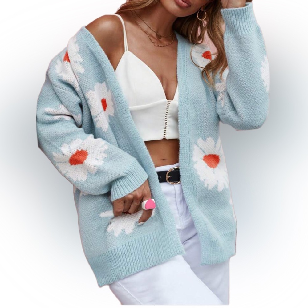 🌼 Flower Cardigan 🌼 - Picture 4 of 4
